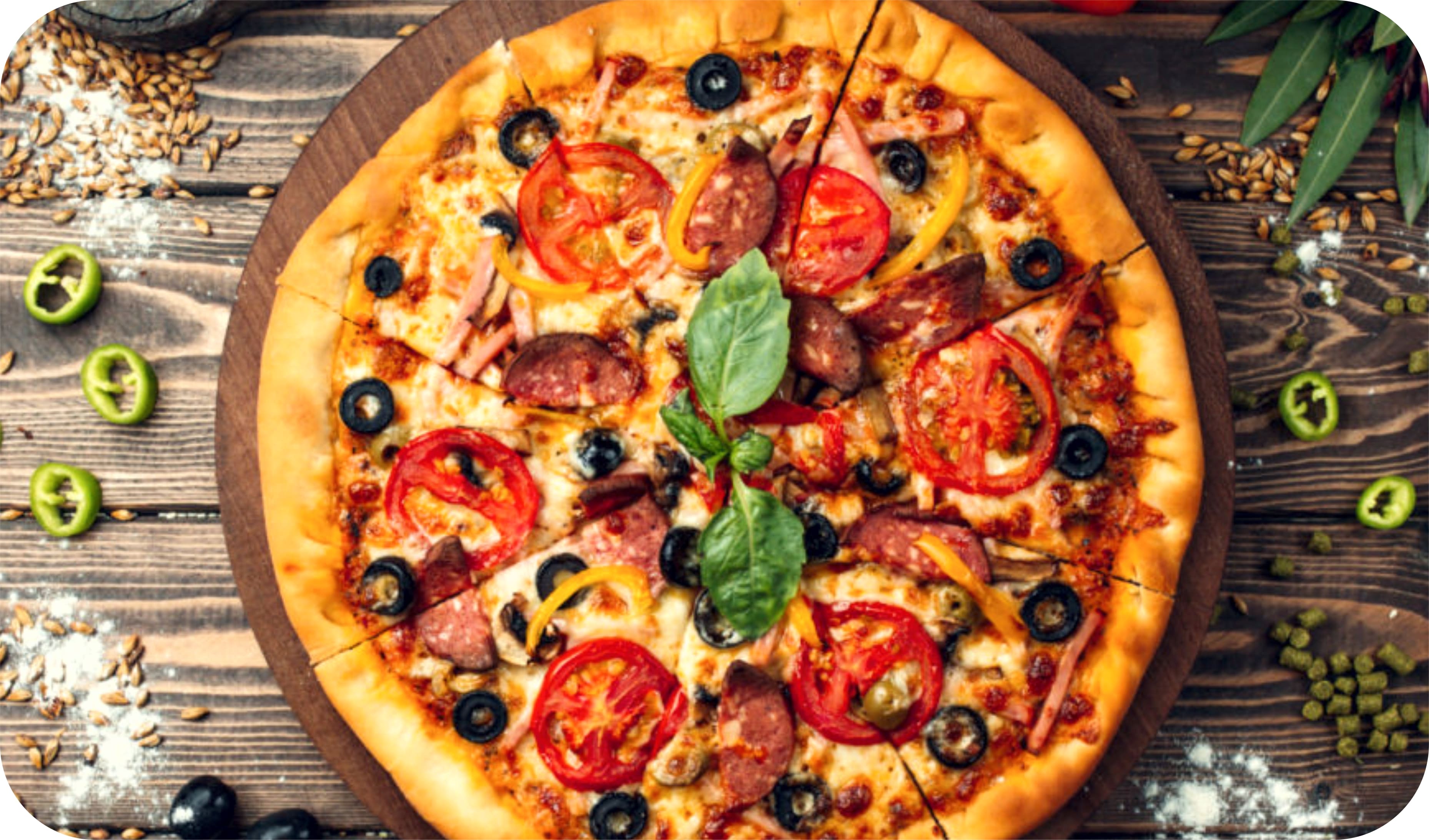Imagen del productoPIZZA ROMANA - Elige hasta 8 sabores