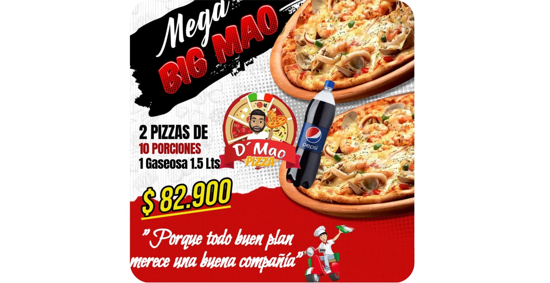 Imagen del productoCOMBO BIG MAO